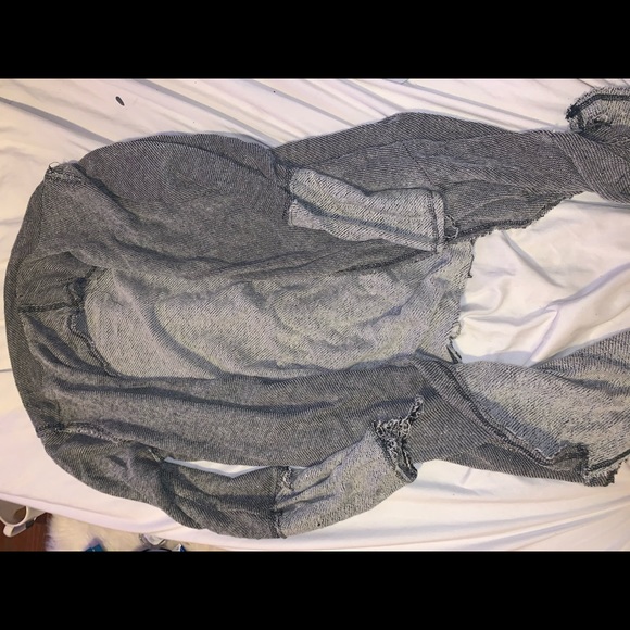 frayed stitch cardigan - Picture 1 of 2